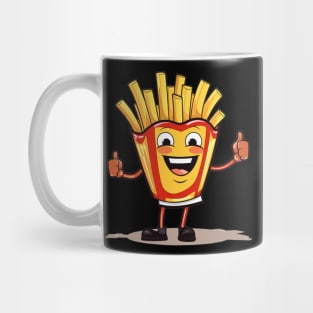 kawaii french fries T-Shirt cute potatofood Mug